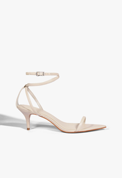 Sandália Off-white Schutz Emma Couro