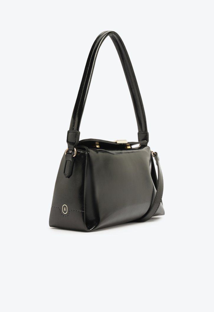 Bolsa Tiracolo Média Moderna Preta
