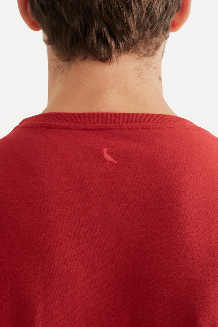 CAMISETA VERMELHA RESERVA SIMPLES MASCULINA