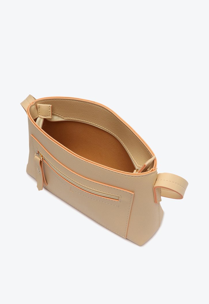 Bolsa Tiracolo Branca Anacapri Bolso Frontal Média