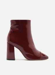 Bota Vermelha Arezzo Verniz Salto Alto