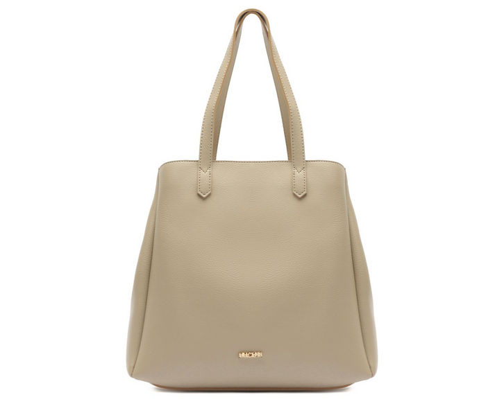 Bolsa Shopping Grande Minimal Cinza