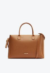 Bolsa Tote Média Arredondada Marrom