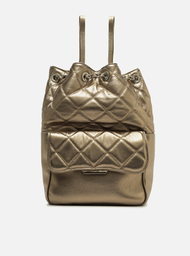 Mochila Metalizada Arezzo Matelassê Grande