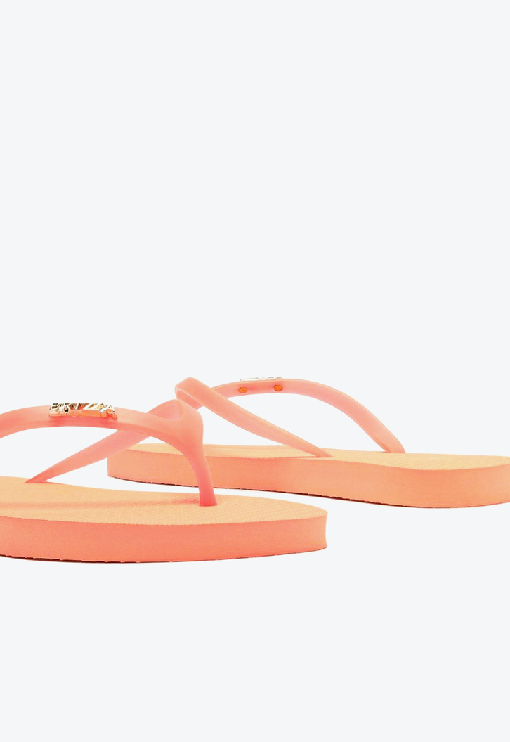 Chinelo De Dedo Laranja Brizza Tiras Jelly