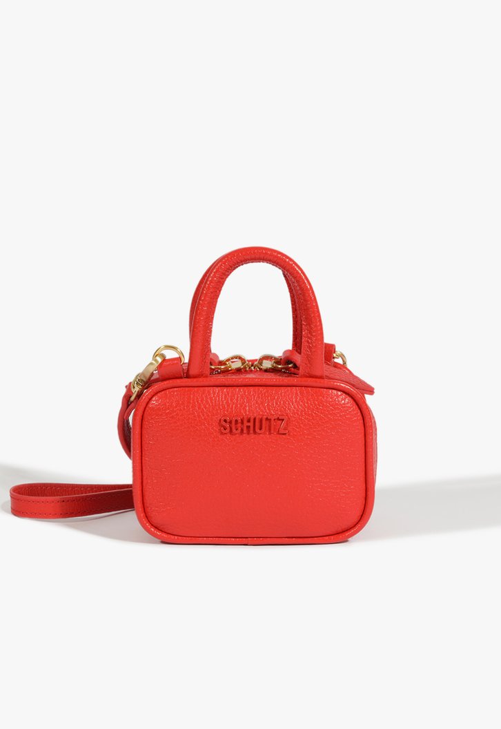 Mini Bag Ivvy Couro Vermelha