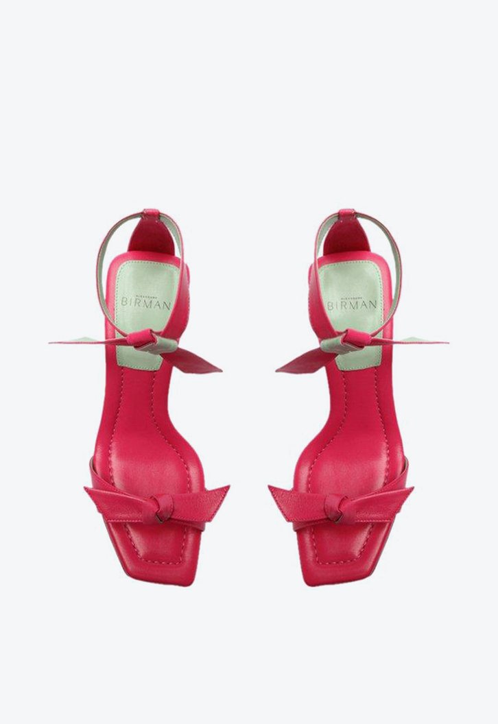 Clarita Pillar Platform Fluo Pink/Acqua Green