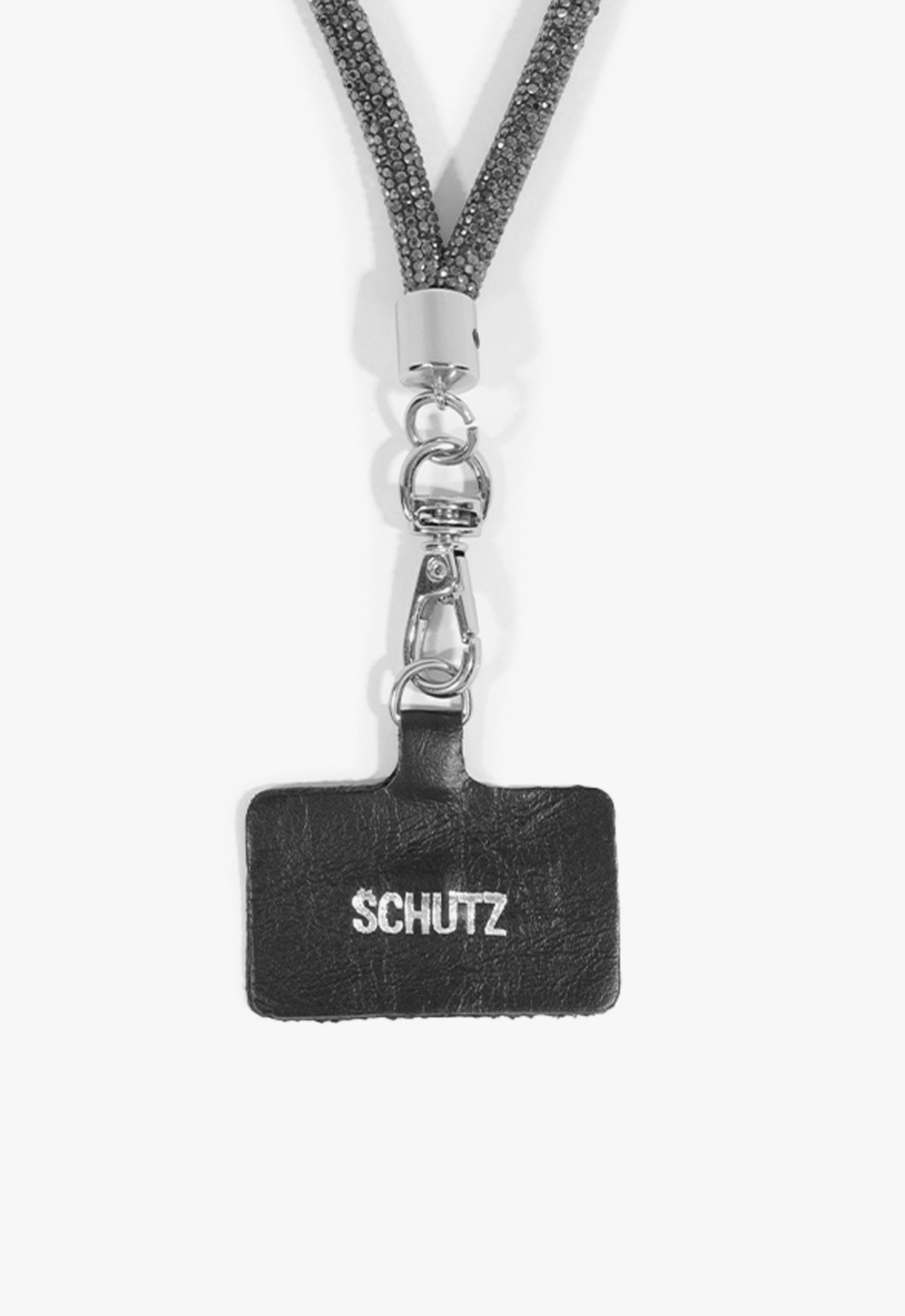 Cordão Celular Nancy Glam Cristais Preto | ZZ MALL