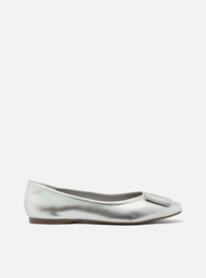 Sapatilha Prata Arezzo Fivela