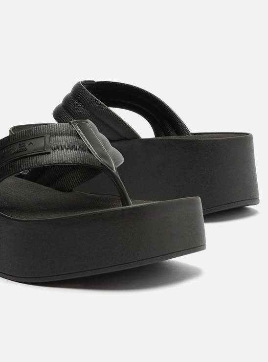 Sandália Flatform Preta Brizza Lulu