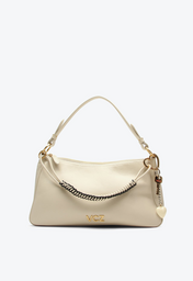 Bolsa Shoulder Charlotte Média Bege
