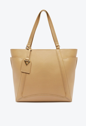 Bolsa Grande Shopping Path Couro Bege