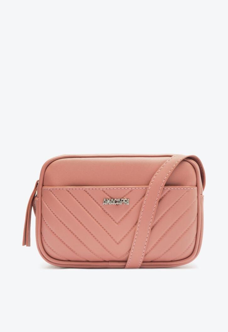 Crossbody Rosa Básica Pequena