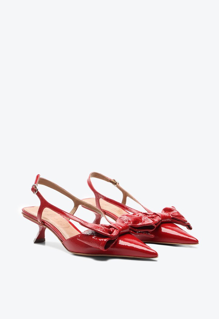 Slingback Sidney Vermelho
