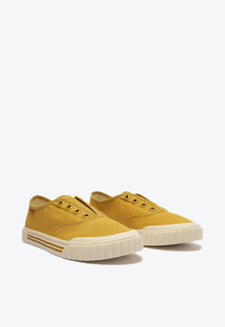 Tênis Slip On Amarelo Anacapri Mostarda Lona Alê