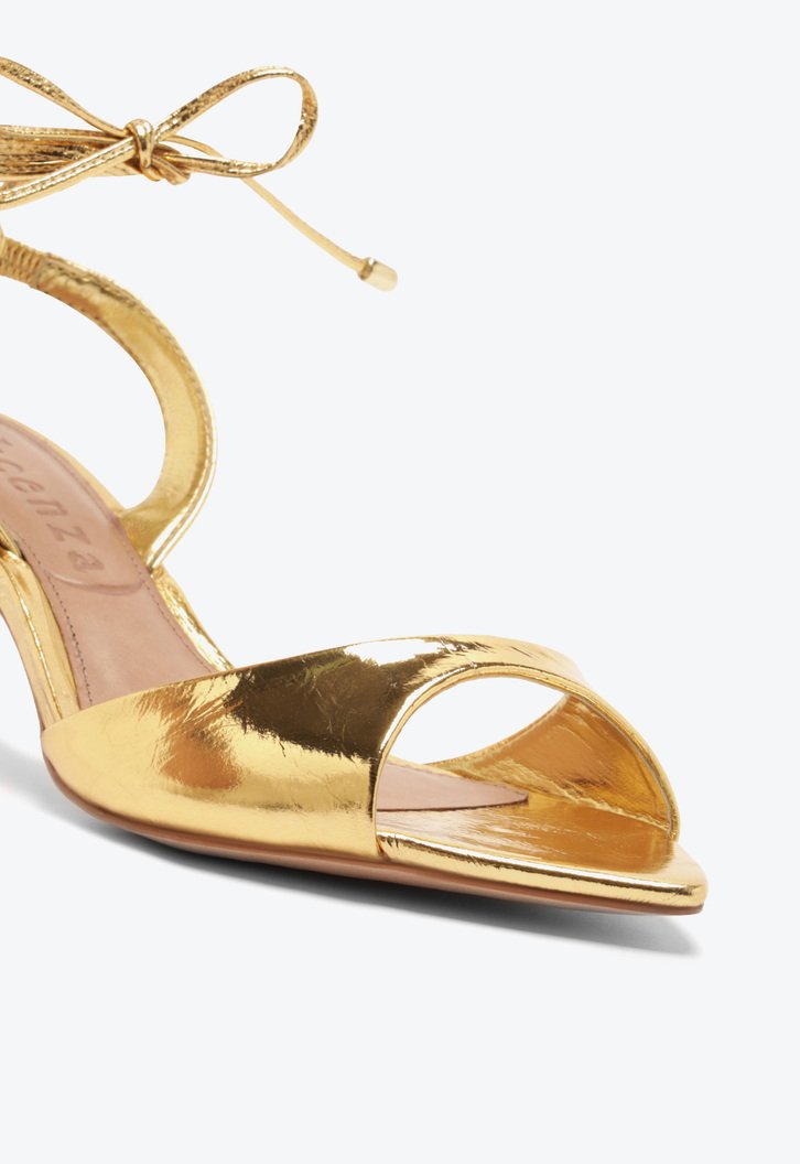 Sandália Dourada Vicenza Cartagena | ZZ MALL