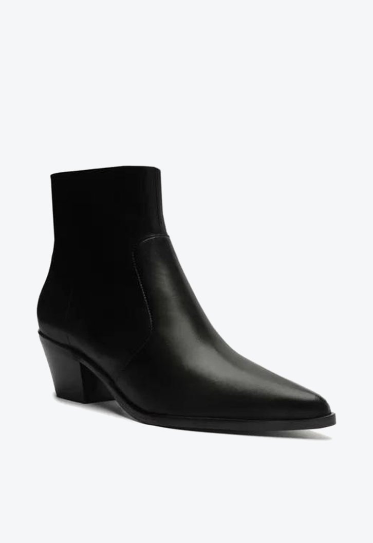 Ankle Boot Preta Arezzo Couro West