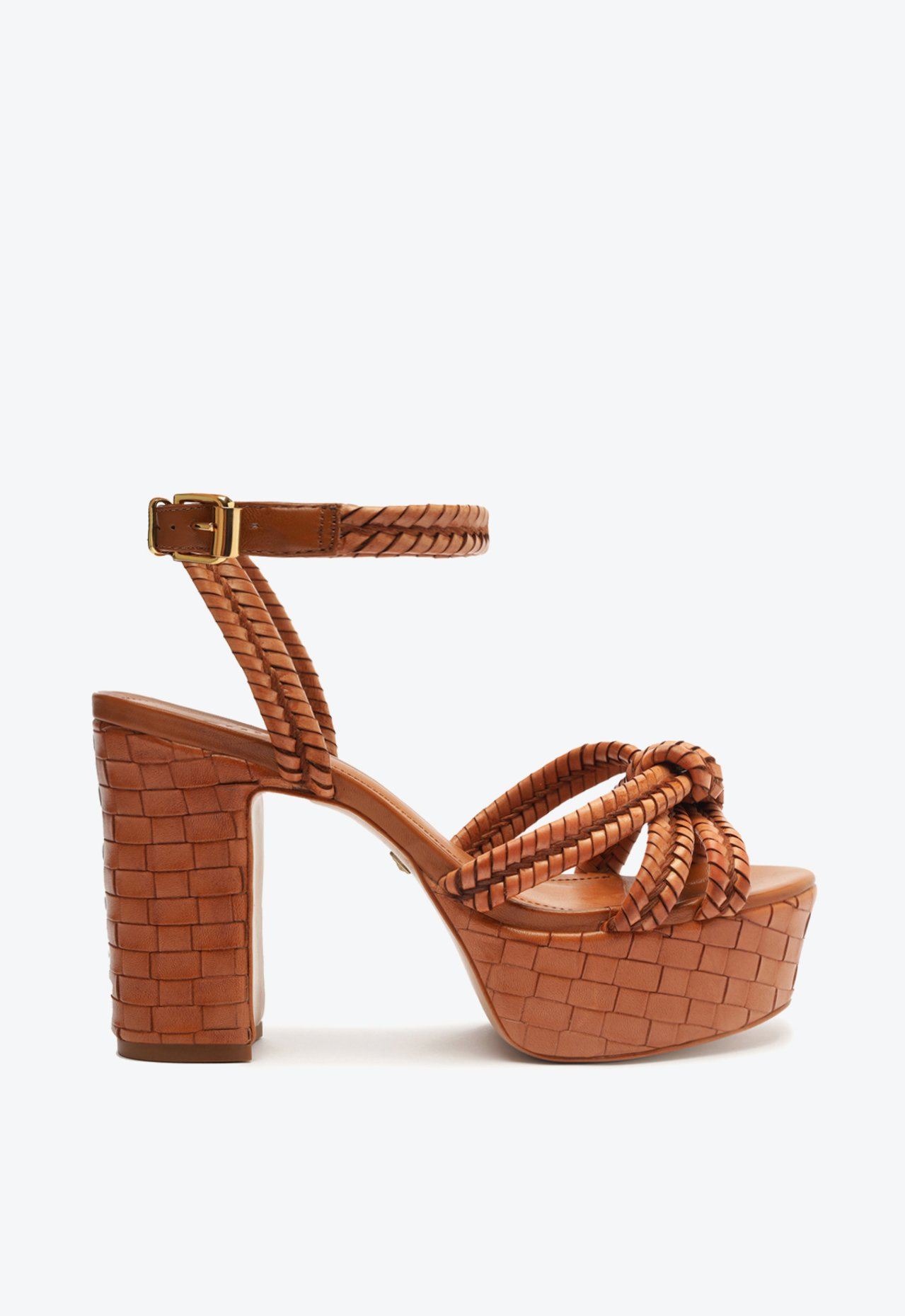 Sandália Casual Meia Pata Marrom Schutz Flats Couro | ZZ MALL