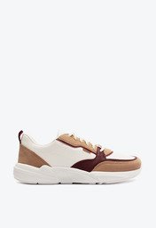 Tênis Bege E Roxo Anacapri Sporty Multineutro