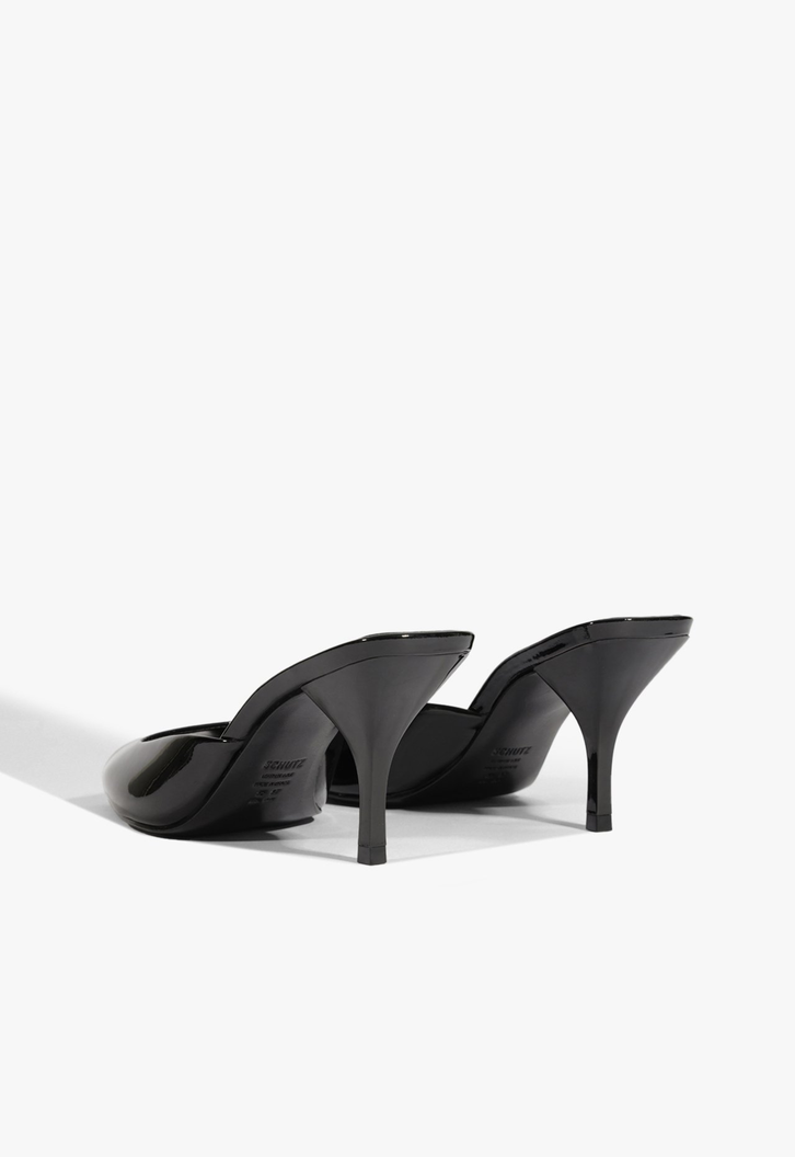 Tamanco Estella Mule Couro Preto