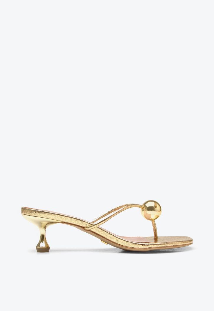 Tamanco Paraty Dourado