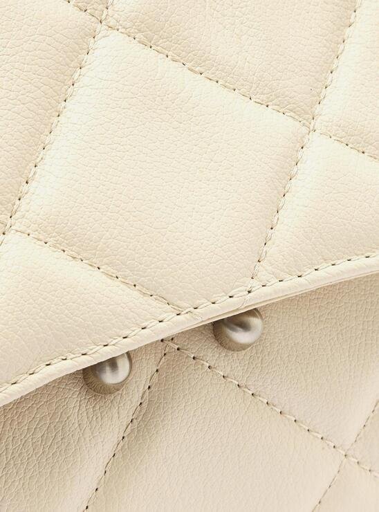 BOLSA TIRACOLO OFF-WHITE AREZZO COURO MIZZ MÉDIA