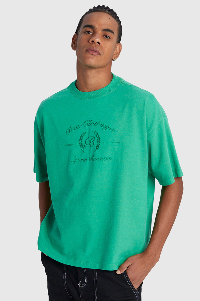 CAMISETA VERDE BAW NEW OVER SPORTS DIVISION