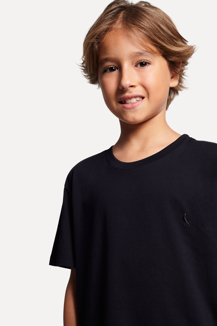 CAMISETA PRETA RESERVA MINI PIMA CORES