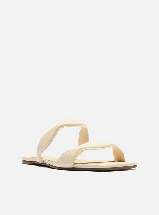 SANDÁLIA RASTEIRA OFF-WHITE AREZZO TIRAS