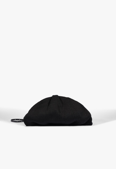 Bolsa Maxi Clutch Avril Tricô Preta | ZZ MALL