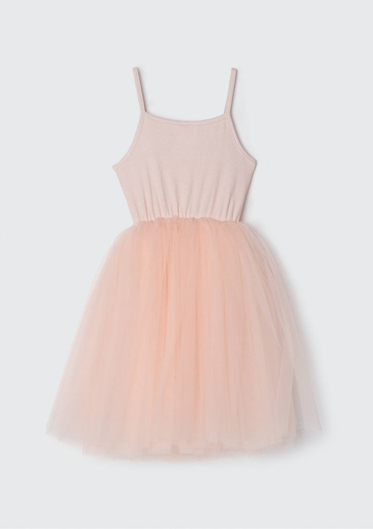 Vestido Rosa Hering Kids Curto Infantil Em Tule