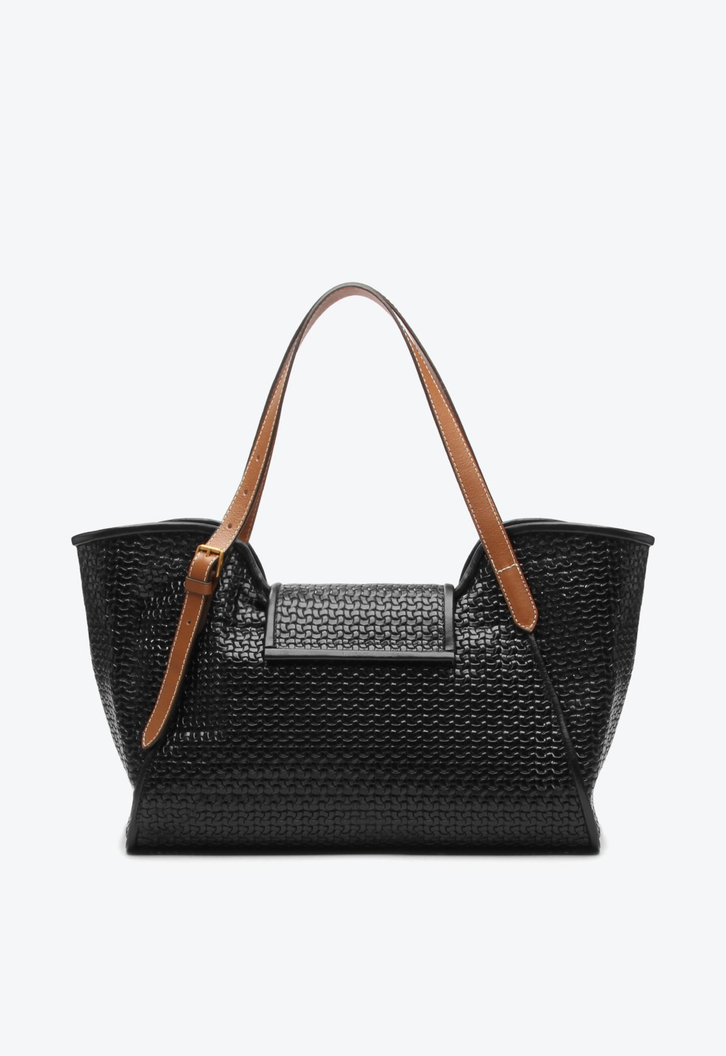 よっし〜　1104545 Bolsa Tote Preta Vicenza Thais Grande | ZZ MALL
