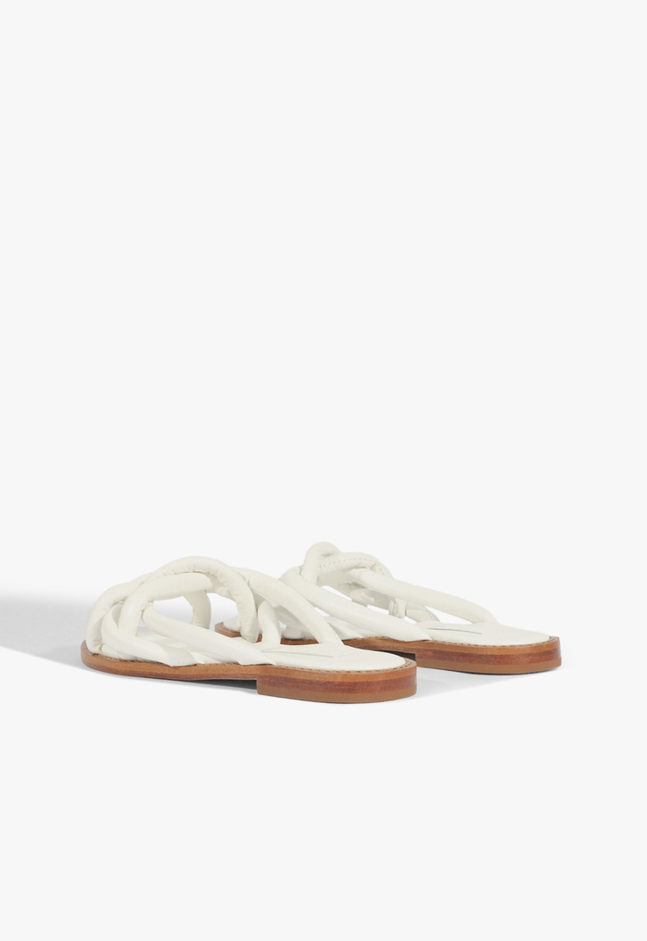 Rasteira Tanya Flat Branca
