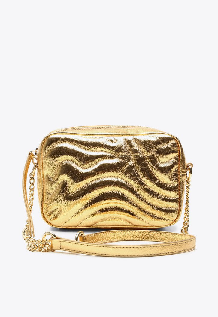 Bolsa Tiracolo Adele Pequena Dourada