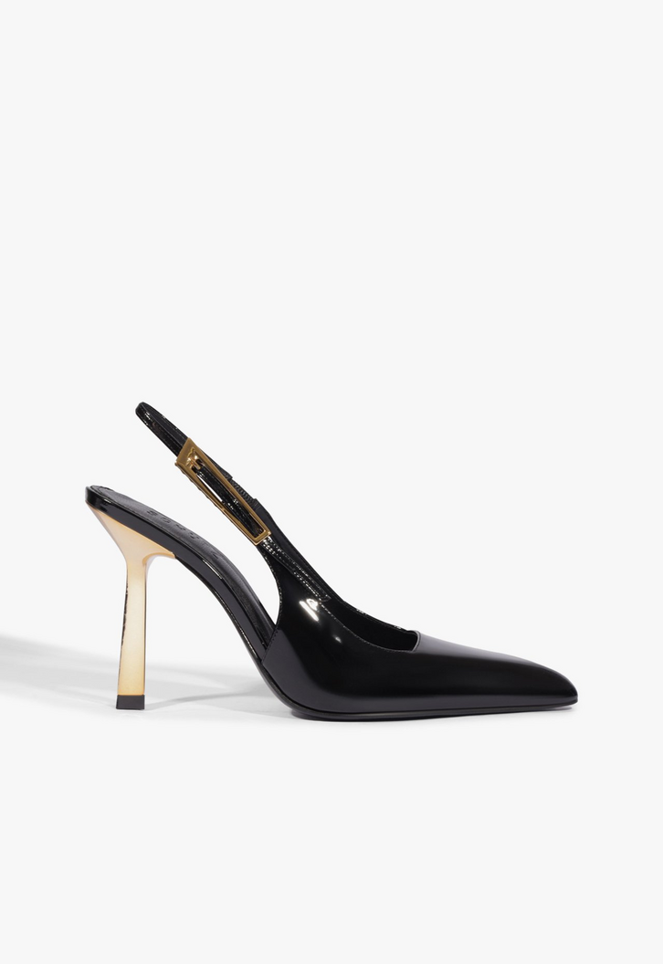 Scarpin Ciara Couro Preto