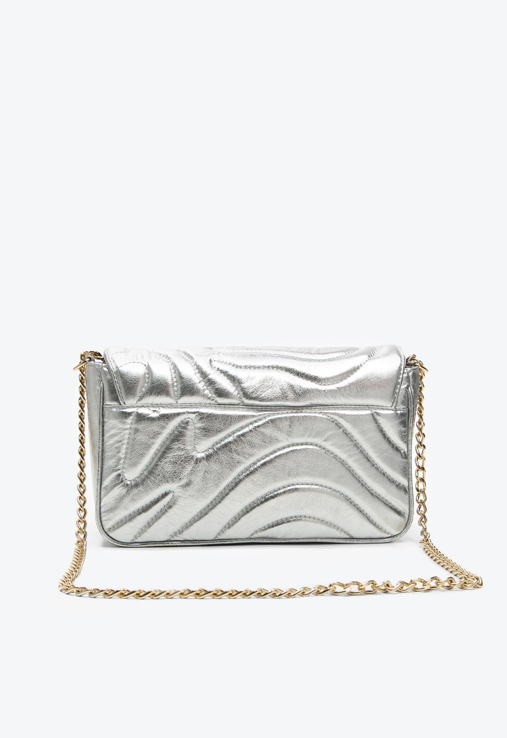 Bolsa Tiracolo Lily Média Prata