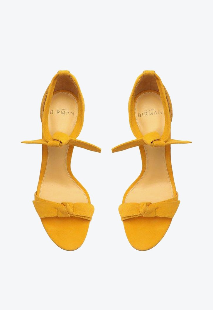 Clarita Curve 90 Suede Maize