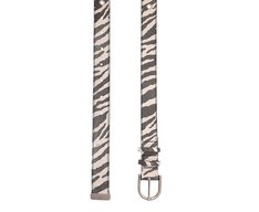 Cinto Fivela Ilhós Animal Print Zebra