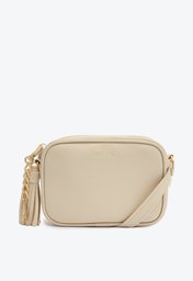 Bolsa Tiracolo Off-white Anacapri Barbicacho Pequena