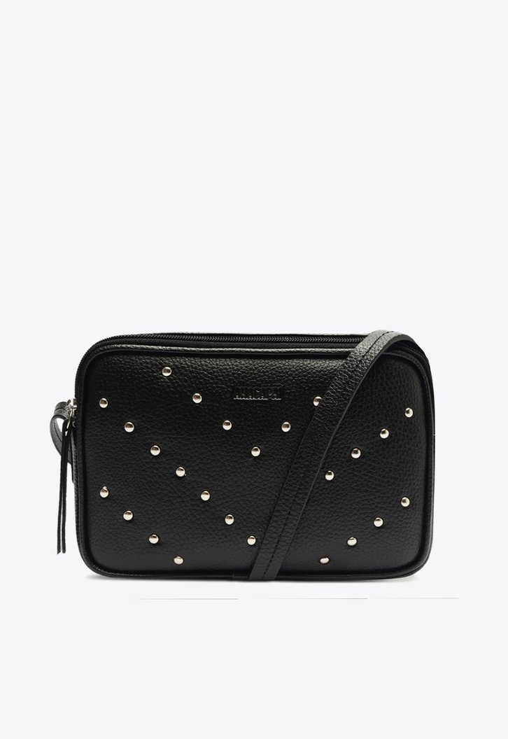 Bolsa Tiracolo Média Maxi Tachas Preta
