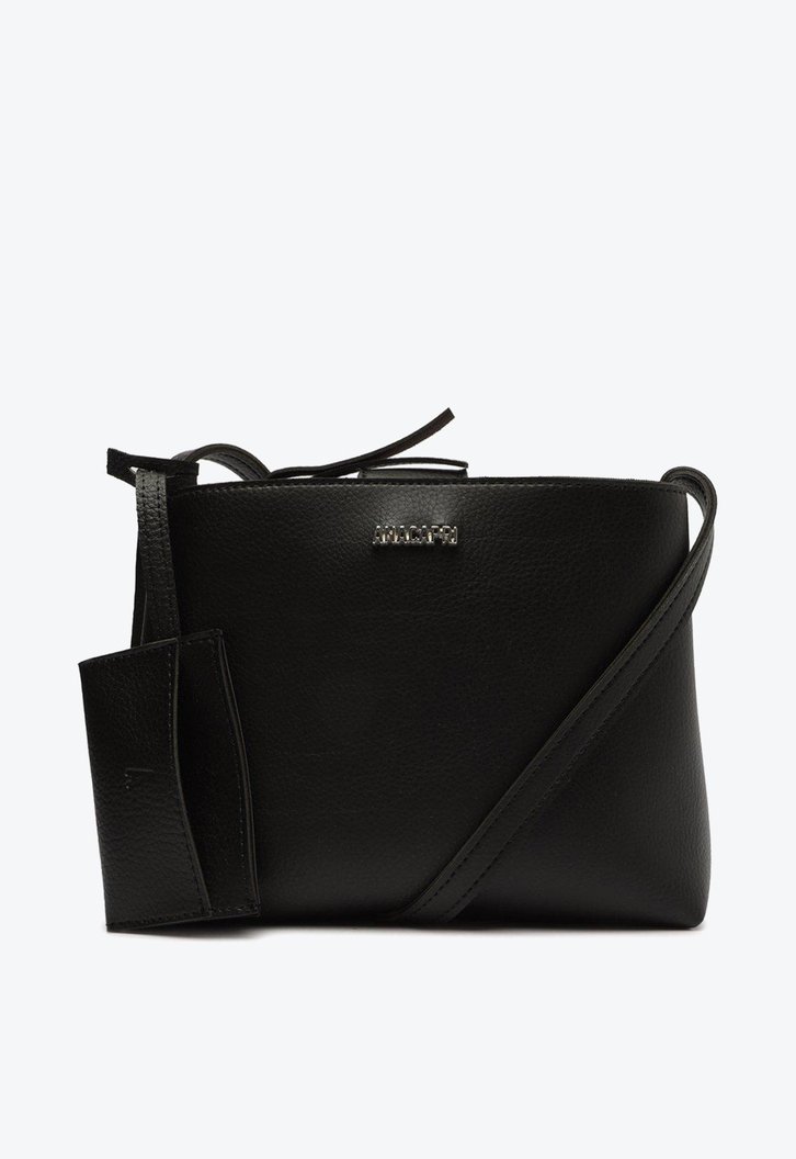 Bolsa Tiracolo Cartão Preta Anacapri Porta Média