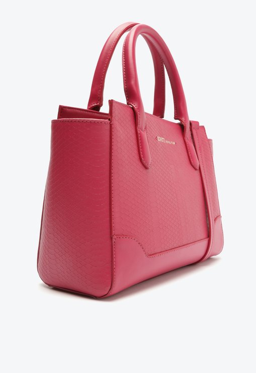 Bolsa Tote Millie Snake Rosa