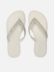 Chinelo Branco Brizza Strass