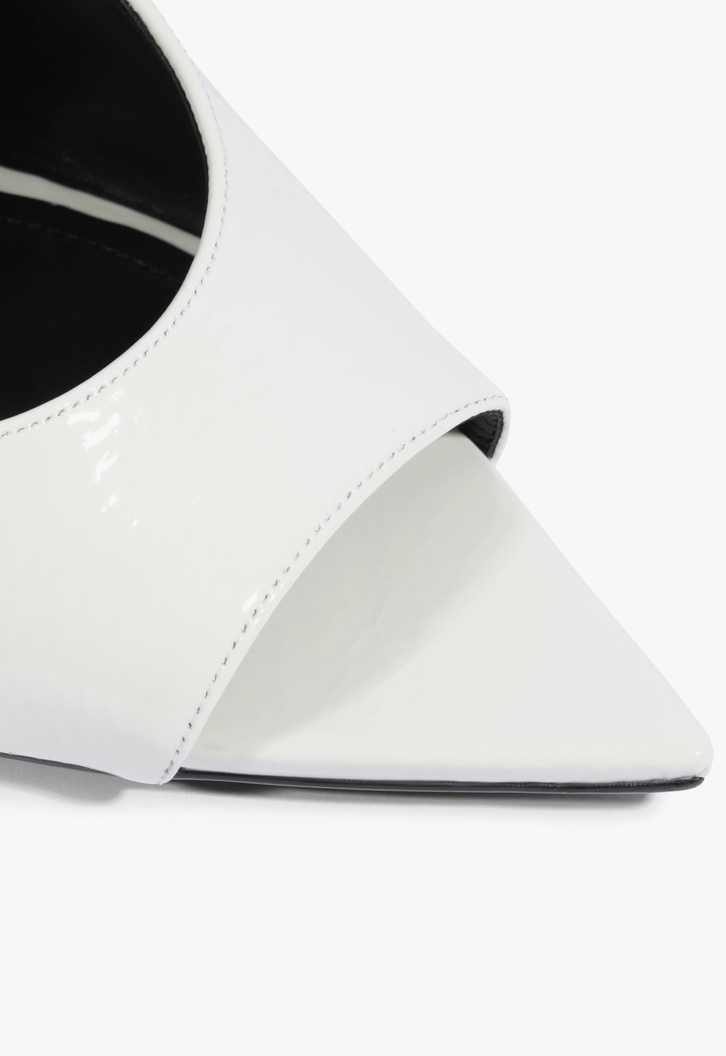 Mule Fierce Couro Branco