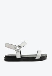 Sandália Prata Anacapri Velcro Minimal