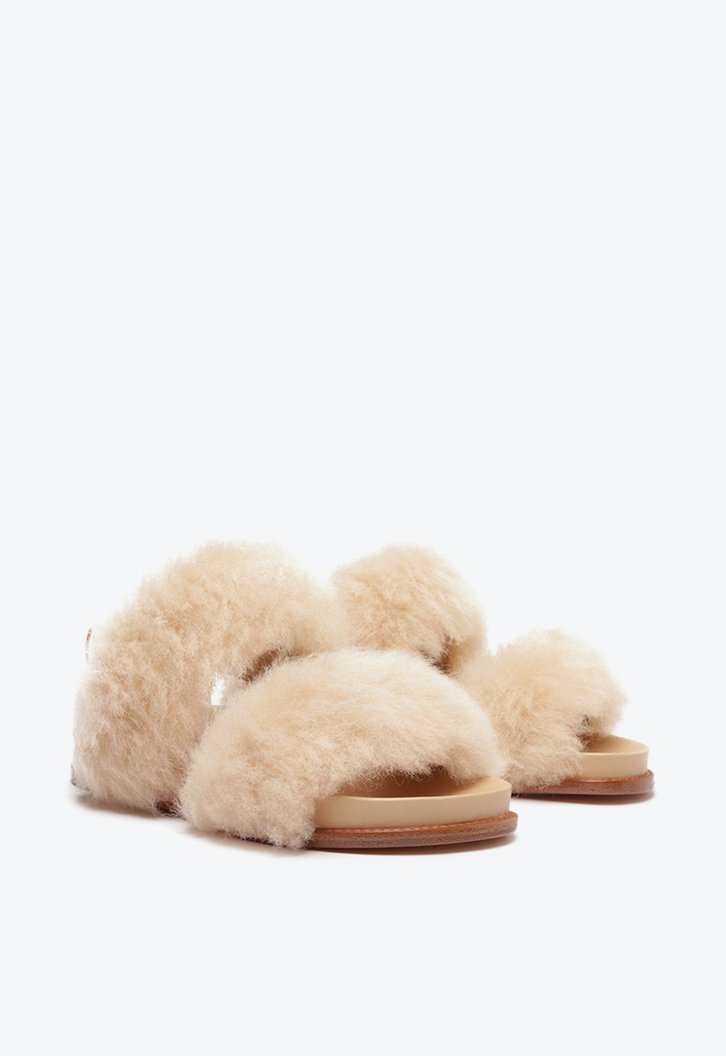 Sport Sandal Shearling Nude