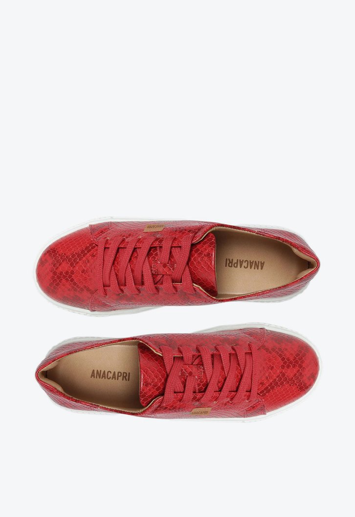 Tênis Vermelho Anacapri Snake Flatform