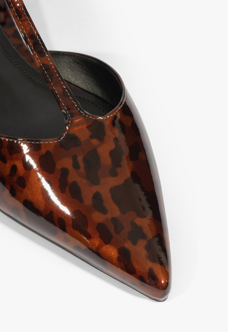 Sapatilha Verniz Animal Print