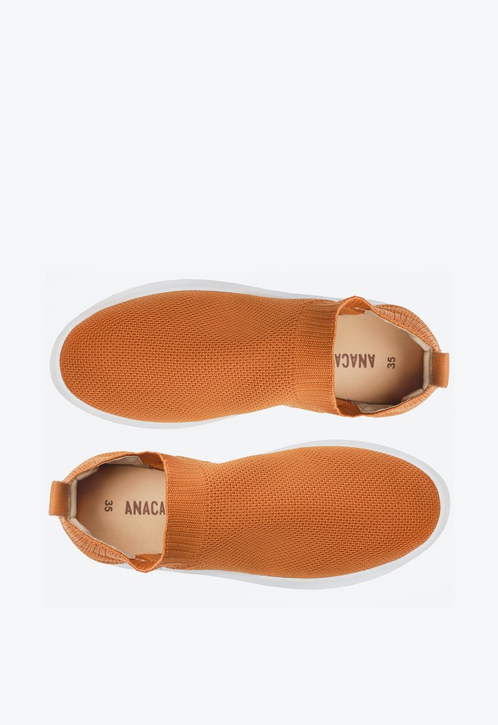 Tênis Slip On Amarelo Anacapri Sola Alta Knit
