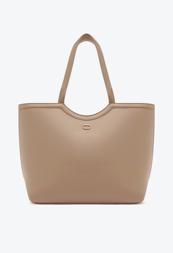 Bolsa Shopping Grande Lisa Bege